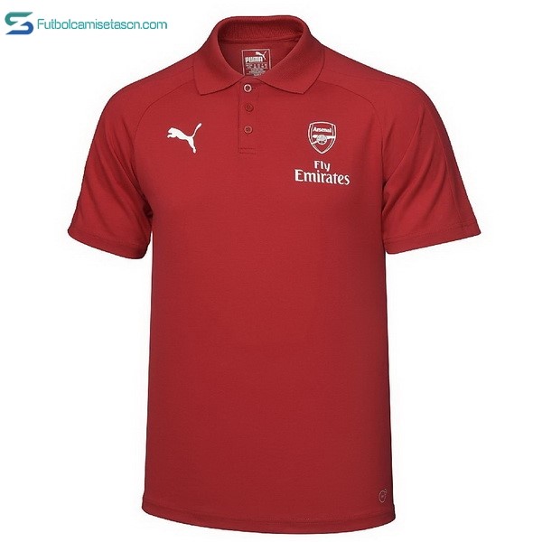 Polo Arsenal 2017/18 Rojo